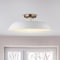Nuvo Colony 1-Light Medium Flush Mount - Matte White with Burnished Brass 60/7493 - alternate 4